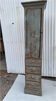 72 x 17 x 14 rustic painted storage cover