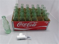 24 Green Coke Bottles