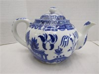 Willow Blue & White Tea Pot