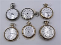 Assortment of American Made Pocket Watches