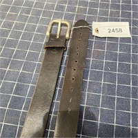 A4B2 leather belt 44" long black