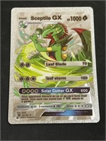 Sceptile GX Silver Foil Pokémon Card