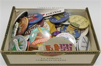 Large Collection of Vintage Pin-Back Buttons