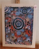 Aboriginal art Austailia  Two Lovers Meet