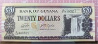 Bank of Guyana $20 banknote
