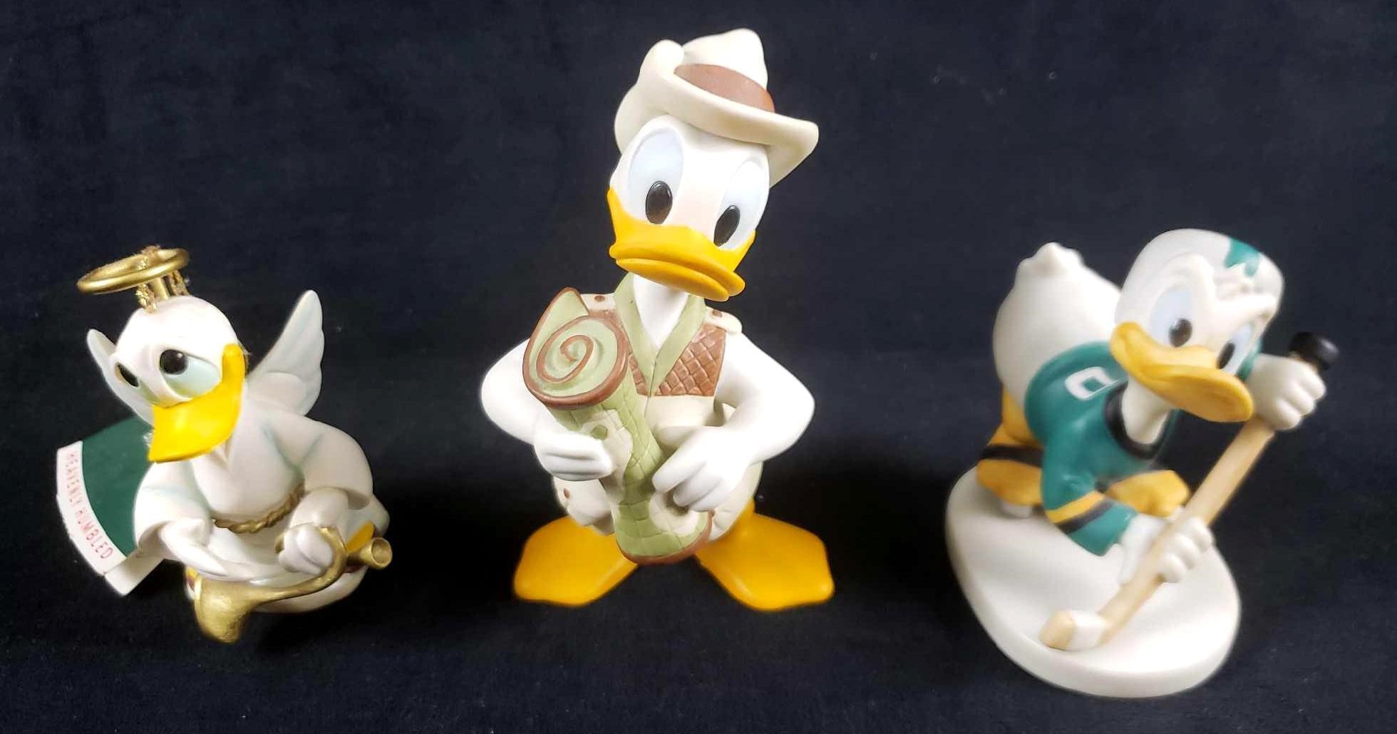 Vintage Costumed Porcelain Donald Duck Ornament an