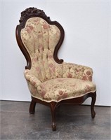 Kimball Victorian Style Carved Ladies Chair