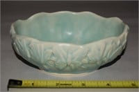 Vtg Nelson McCoy USA Pottery Turquoise Butterfly