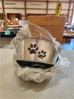 (6) 3qt. Stainless Steel Dog Bowls