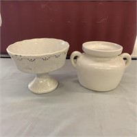 Vintage Ceramic McCoy Pottery USA Pedestal Vase