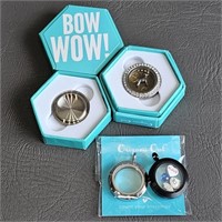 Origami Owl Medium Lockets, 2 bases for Dog Collar