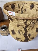 Tribal Woven Basket