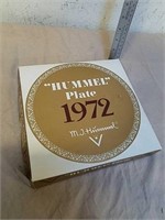 Collectible Hummel 1972 plate