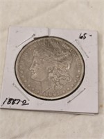 1887o Morgan Silver Dollar