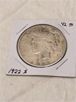 1922s Silver Peace Dollar
