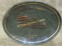 Kentucky Derby Gault House Smoke Glass sm Tray