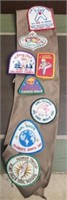 Girl scout badge sash
