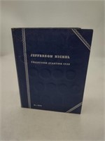 Vintage Jefferson Nickel Book w/Coins