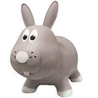 Farm Hoppers - Inflatable Bouncing Grey Rabbit