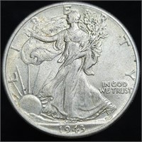 1943 Walking Liberty Half Dollar - AU