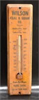 Wilson Coal & Grain Co, Advertising Thermometer