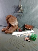 Western Style Lot Includes Like New Boots Size 47