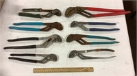 Lot of pliers including Pittsburgh & Solder Seal