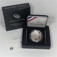 2015 March of Dimes Silver Proof $1 OGP