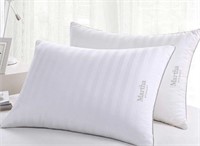 2-Pk Martha Stewart Feather Pillows, Standard