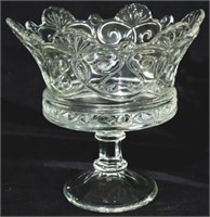 Fostoria George Sakier Kings Crown Compote