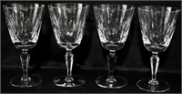 4 Fostoria Georgetown Water Goblets