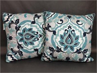 Set of 2 Nichole Miller Sequins Decor Pillows