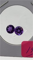 2 Super Color Round Gemstones
