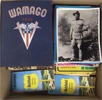 Assorted Vintage Yearbooks, Magazines