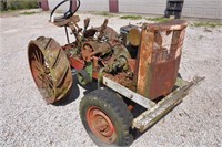 AS-IS "Yard Art" homemade tractor