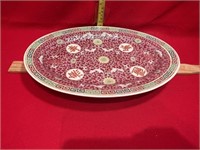 Vintage Chinese Serving Platter 14"