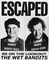 Home Alone The Wet Bandits Escaped Flyer Print