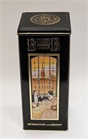 VINTAGE METAL TIN FOR B AND B LIQUEUR