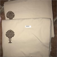 Lot 2 Duvet Covers.  Beautiful Embroidered Tree