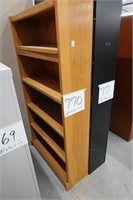 1 Wooden Bookcase (36"w x 12"d x 68"t)