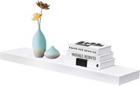 36 inch White Mission Floating Shelve (1)