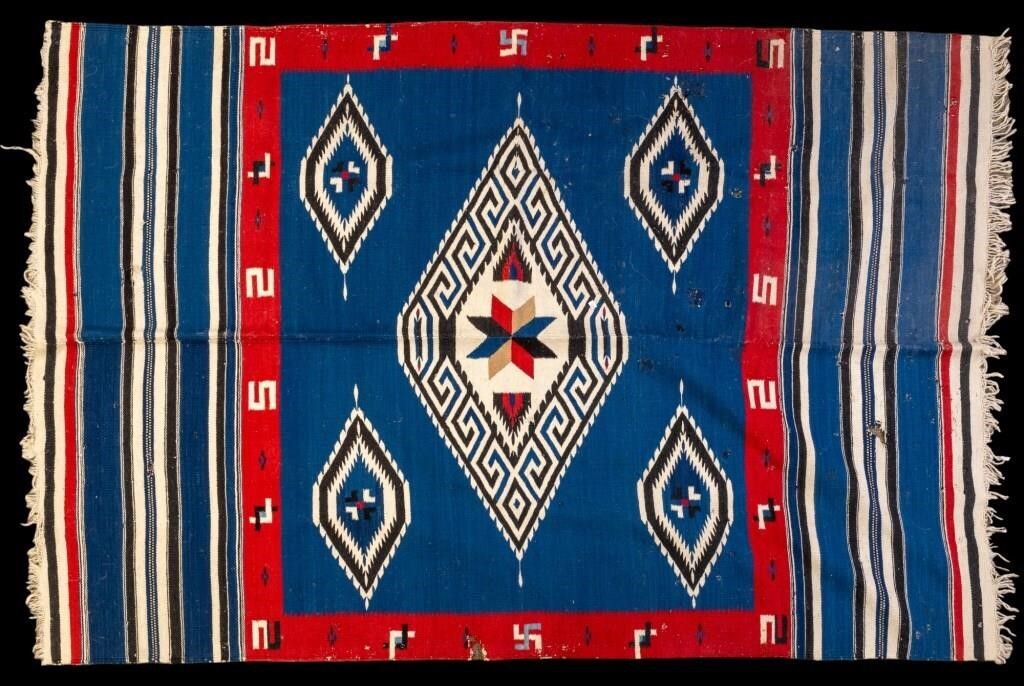 Hand-Woven Native American Blanket