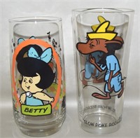 1973 Pepsi Looney Tunes Slow Poke Rodriguez Glass+