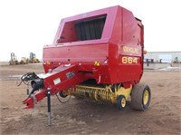 1998 NH 664 Round Baler #967335