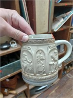 West Germany Stein, Stamped Pottery, and More