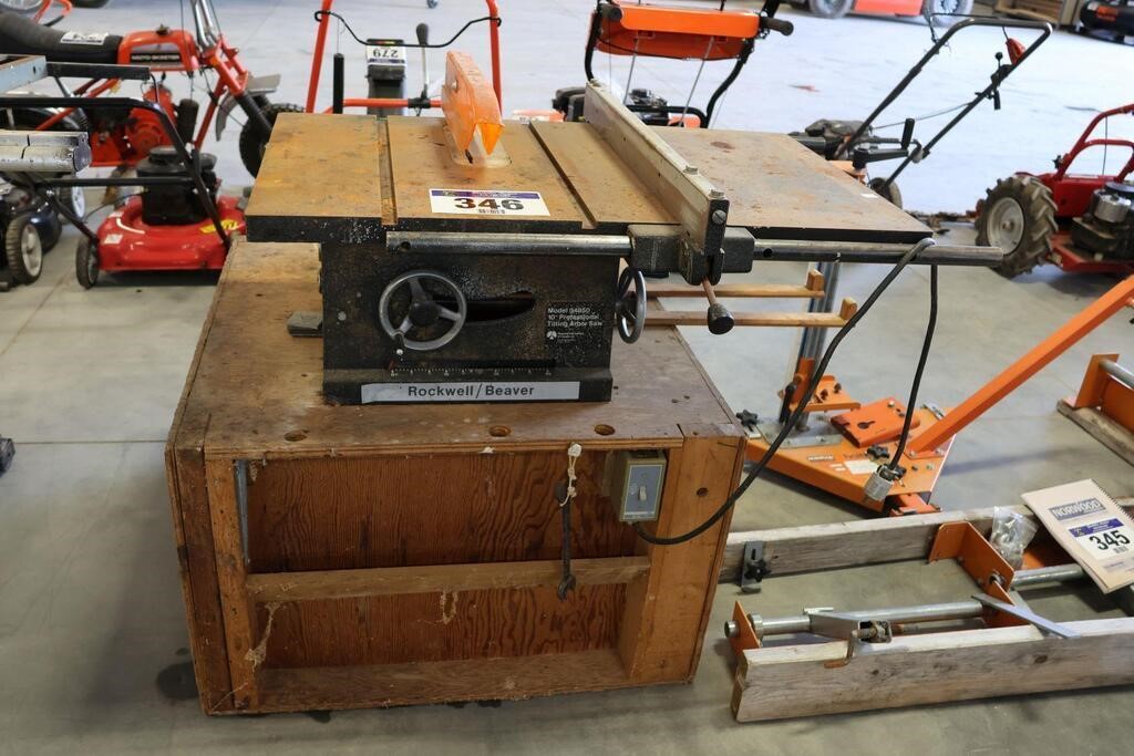 ROCKWELL BEAVER 10" TABLE SAW