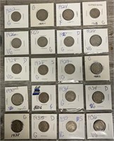 (20) Buffalo Head Nickels #2