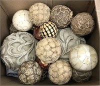 Large Box Of Decorative Balls