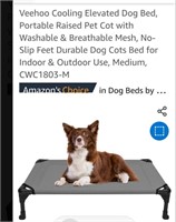 Elevated Dog Bed 32" x 25"( medium dog)