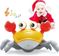 Crawling Crab Baby Toy with Music and LED Light U